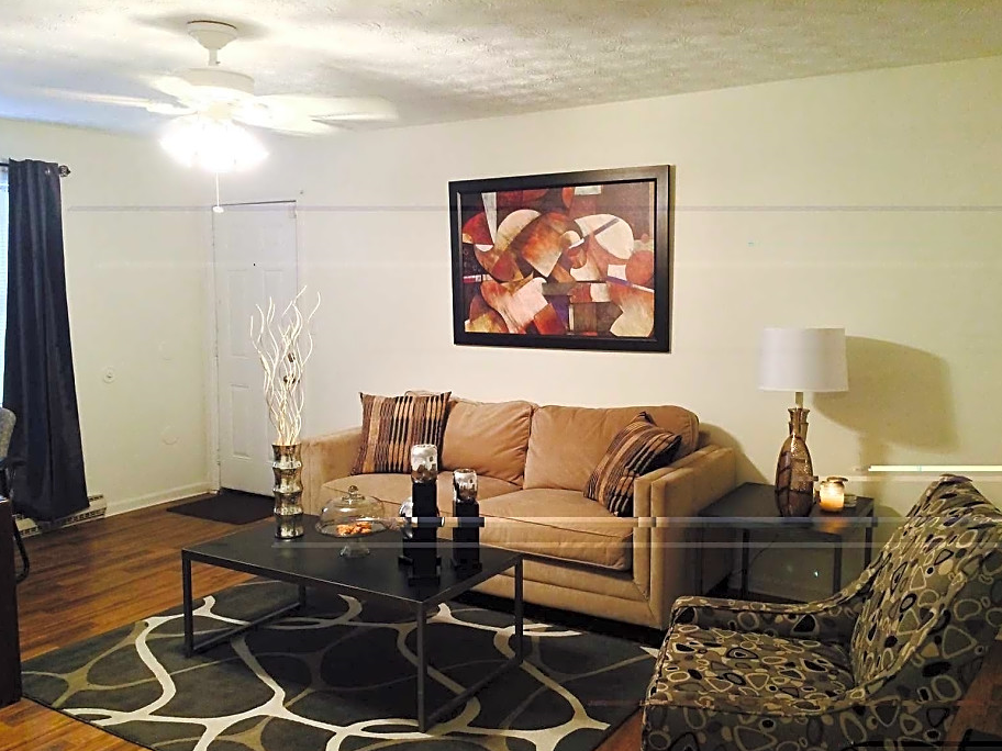 living room at BRENTWOOD apartments in Decatur, GA